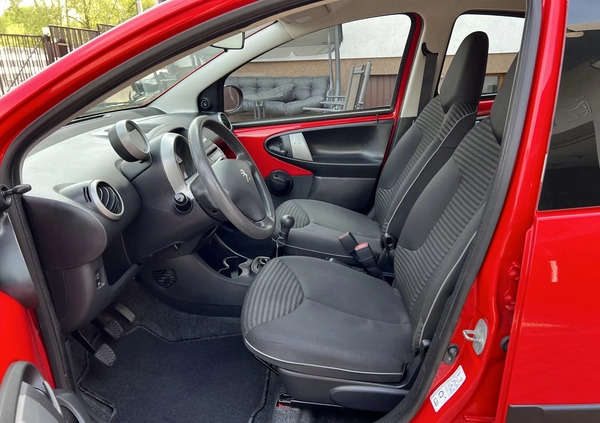 Peugeot 107 cena 19900 przebieg: 89000, rok produkcji 2013 z Rydułtowy małe 742